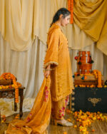 Warm Rust Asymmetrical Suit Set - Image 4