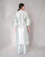 Frosty Mint Tissue Zari Palazzo Set - Image 3
