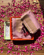 Mauve Banarasi Suit Festive & Karva Chauth Hamper - Image 7