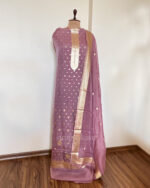 Mauve Banarasi Suit Festive & Karva Chauth Hamper - Image 2